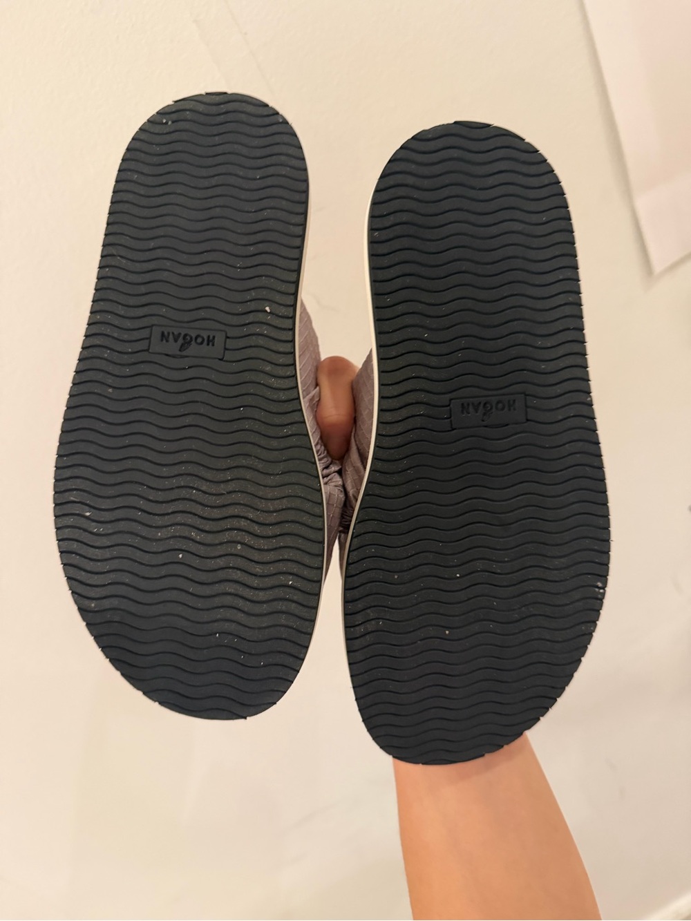 Hogan Pink Ruched Platform Slide - Picture 7 of 11